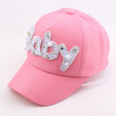 Women's Cotton Pearl Pattern Casual Wear Hip-Hop Snapback Caps