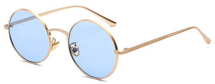 Women's Alloy Frame Polycarbonate Lens Round Shape Sunglasses