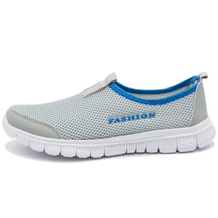 Women's Mesh Round Toe Slip-On Closure Casual Wear Sneakers