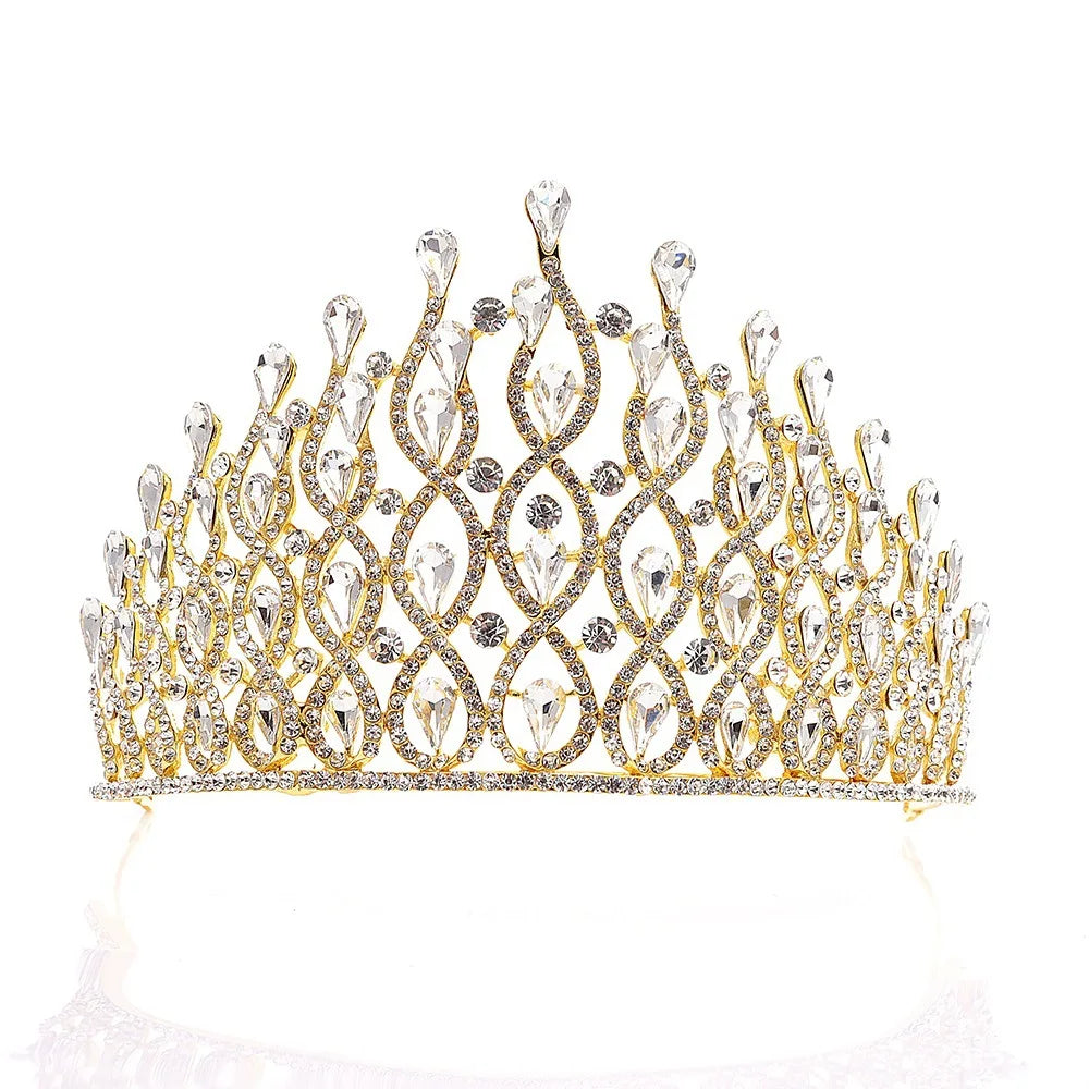 Women's Zinc Alloy Plant Pattern Tiaras Bridal Classic Crown