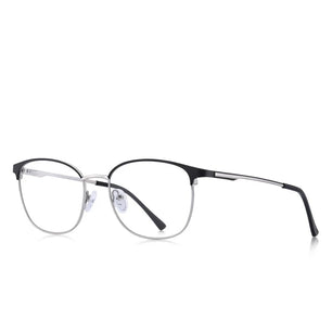 Men's Alloy Frame Full-Rim Square Shaped Optical Prescription Glasses