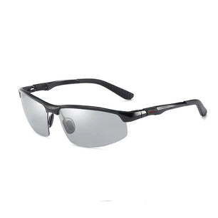 Men's Aluminium Magnesium Frame TAC Lens Rectangle Sunglasses