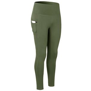 Women's Polyester High Waist Elastic Closure Sports Wear Leggings