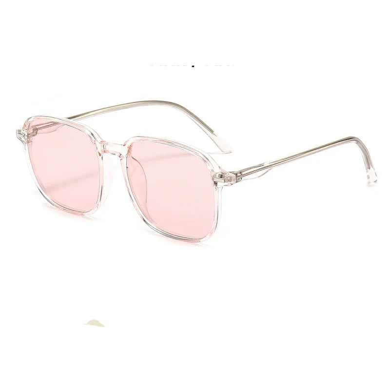 Men's Acetate Frame Polaroid Lens Square Shaped UV400 Sunglasses