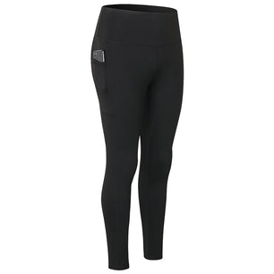 Women's Polyester High Waist Elastic Closure Sports Wear Leggings