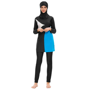 Women's Arabian Spandex Full Sleeves Three Piece Swimwear Set