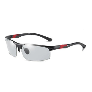 Men's Aluminium Magnesium Frame TAC Lens Rectangle Sunglasses