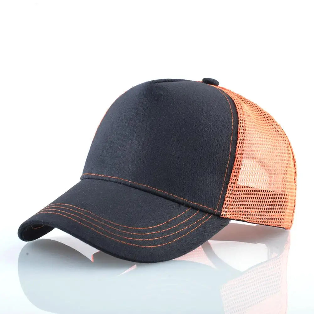 Men's Cotton Adjustable Strap Sun Protection Mixed Colors Cap