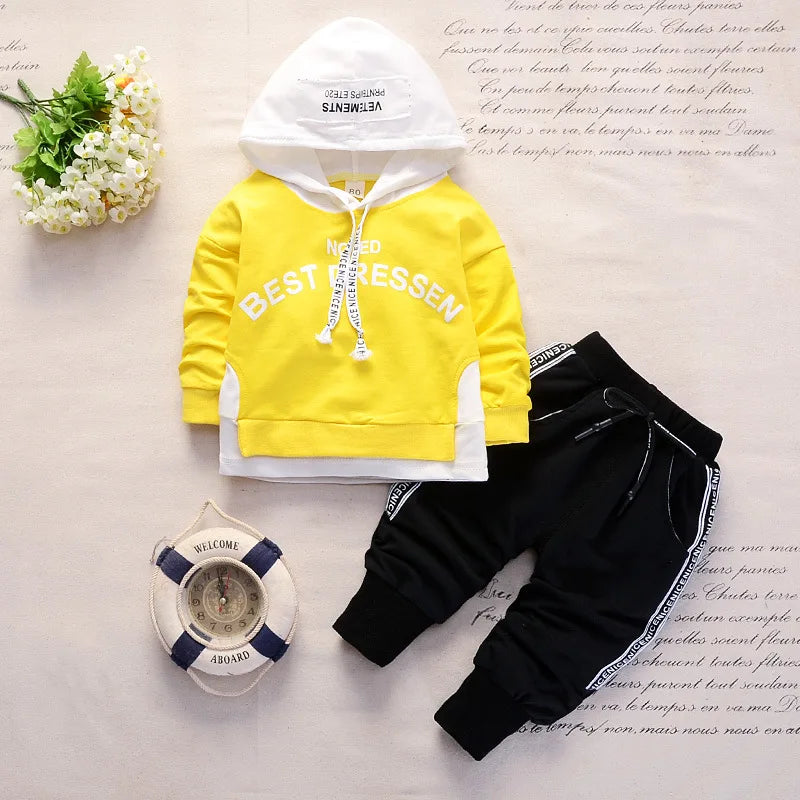 Kid's Polyester Long Sleeves Pullover Closure Casual Clothes