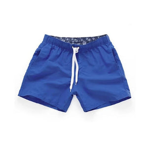 Men's Polyester Drawstring Closure Quick-Dry Swimwear Shorts