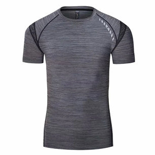 Men's Polyester Short Sleeve Pullover Closure Sportswear T-Shirt