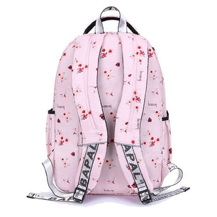 Kid's Polyester Printed Zipper Closure Waterproof School Backpack