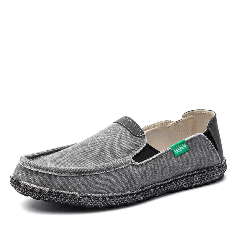 Men's PU Leather Breathable Slip On Loafers Casual Flat Shoes