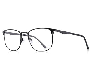 Men's Alloy Frame Full-Rim Square Shaped Trendy Prescription Glasses