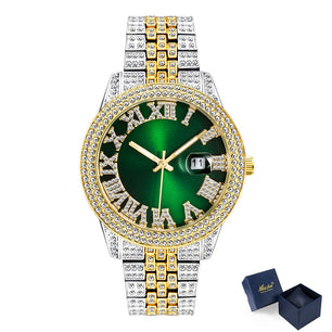 Women's Alloy Case Round Shaped Luxury Quartz Elegant Watch