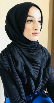 Women's Arabian Cotton Head Wrap Solid Pattern Casual Hijabs