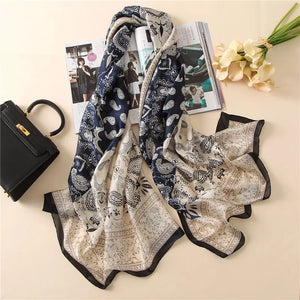 Women's Arabian Polyester Neck Wrap Printed Pattern Trendy Hijabs