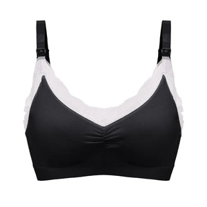 Women's Cotton V-Neck Sleeveless Solid Pattern Lingerie Bra