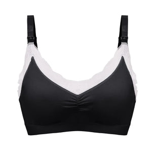 Women's Cotton V-Neck Sleeveless Solid Pattern Lingerie Bra