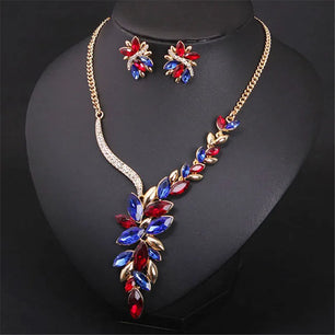 Women's Copper Alloy Crystal Rhinestone Bridal Wedding Jewelry Set