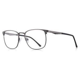 Men's Alloy Frame Full-Rim Square Shaped Trendy Prescription Glasses