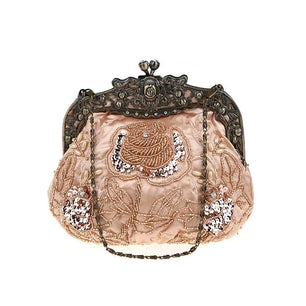 Women's Polyester Hasp Closure Sequined Pattern Shoulder Bag