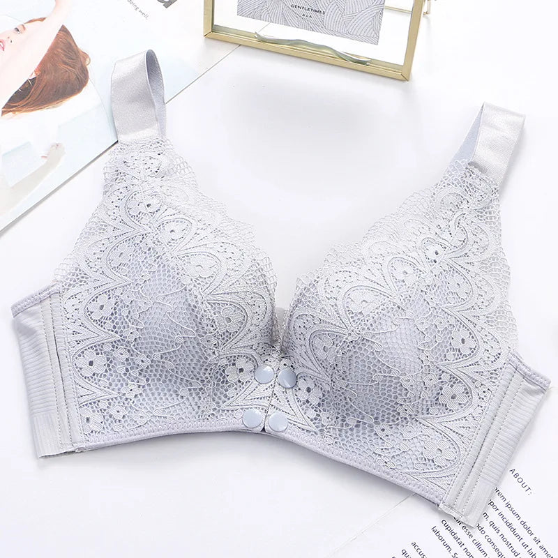 Women's Cotton Sweetheart-Neck Sleeveless Patchwork Sexy Bra