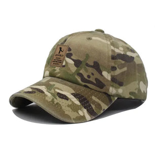 Men's Cotton Adjustable Camouflage Pattern Casual Baseball Caps