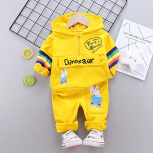 Kid's Polyester Long Sleeves Pullover Closure Casual Clothes