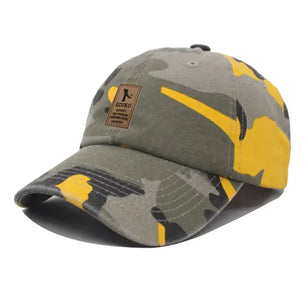 Men's Cotton Adjustable Camouflage Pattern Casual Baseball Caps