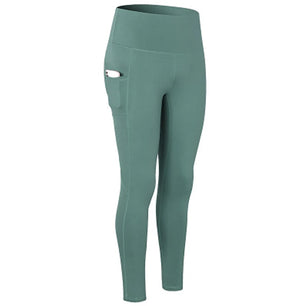 Women's Polyester High Waist Elastic Closure Sports Wear Leggings