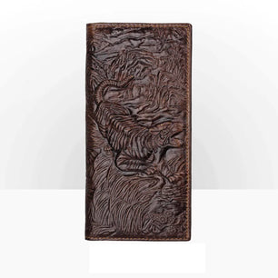 Men's Genuine Leather Alligator Pattern Card Holder Trendy Wallet