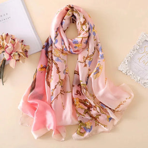 Women's Polyester Neck Wrap Printed Pattern Trendy Beach Scarves