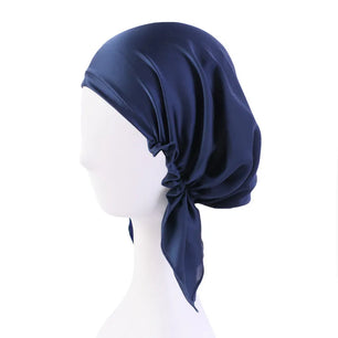 Women's Polyester Head Wrap Solid Pattern Casual Turban Caps