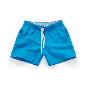 Men's Polyester Drawstring Closure Quick-Dry Swimwear Shorts