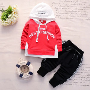 Kid's Polyester Long Sleeves Pullover Closure Casual Clothes