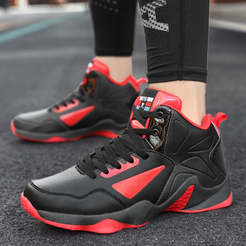 Men's Synthetic Round Toe Lace-Up Closure Sport Wear Sneakers