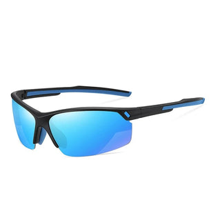 Men's Acetate Frame Polaroid Lens Rectangle Shaped Sunglasses