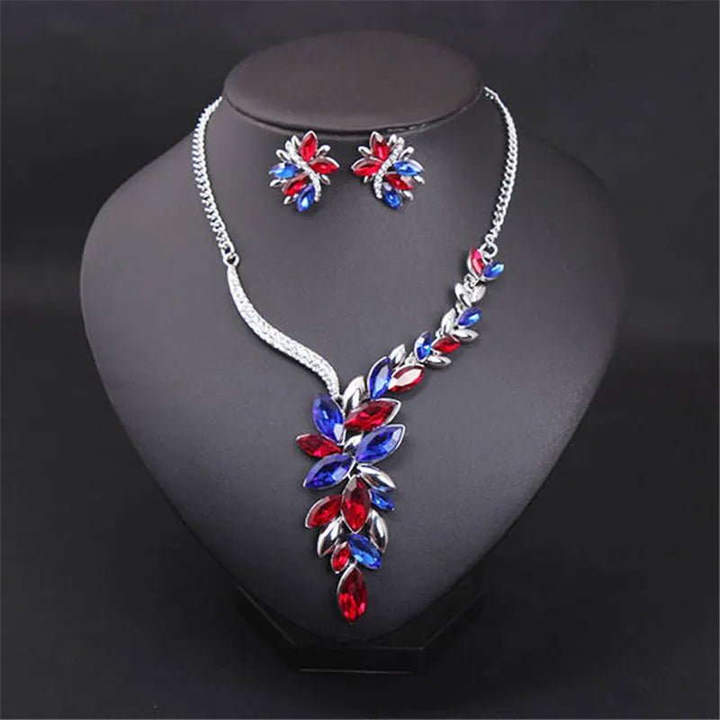 Women's Copper Alloy Crystal Rhinestone Bridal Wedding Jewelry Set