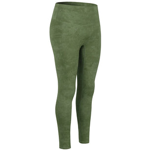 Women's Polyester High Waist Elastic Closure Sports Wear Leggings