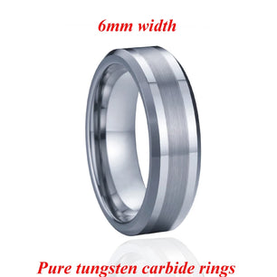 Men's Tungsten Cubic Zirconia Prong Setting Geometric Shape Ring