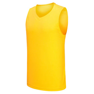 Women's Nylon V-Neck Sleeveless Breathable Fitness Workout Top