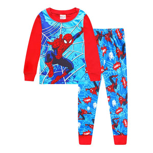 Kid's Boy Cotton O-Neck Full Sleeves Breathable Sleepwear Set