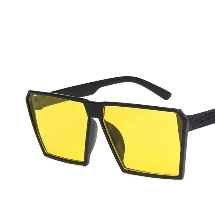 Kid's Plastic Frame Resin Lens UV400 Protection Square Sunglasses