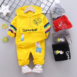 Kid's Polyester Long Sleeves Pullover Closure Casual Clothes