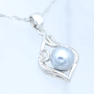 Women's 100% 925 Sterling Silver Pearl Geometric Jewelry Sets