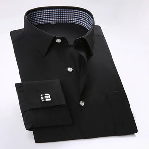 Men's Cotton Turn-Down Collar Full Sleeve Single Breasted Shirt