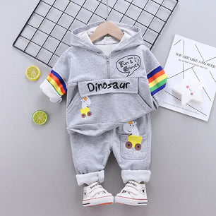 Kid's Polyester Long Sleeves Pullover Closure Casual Clothes