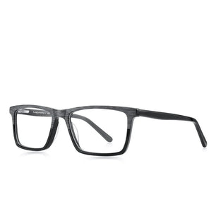 Kid's Acetate Frame Square Shaped Light Blocking Trendy Glasses