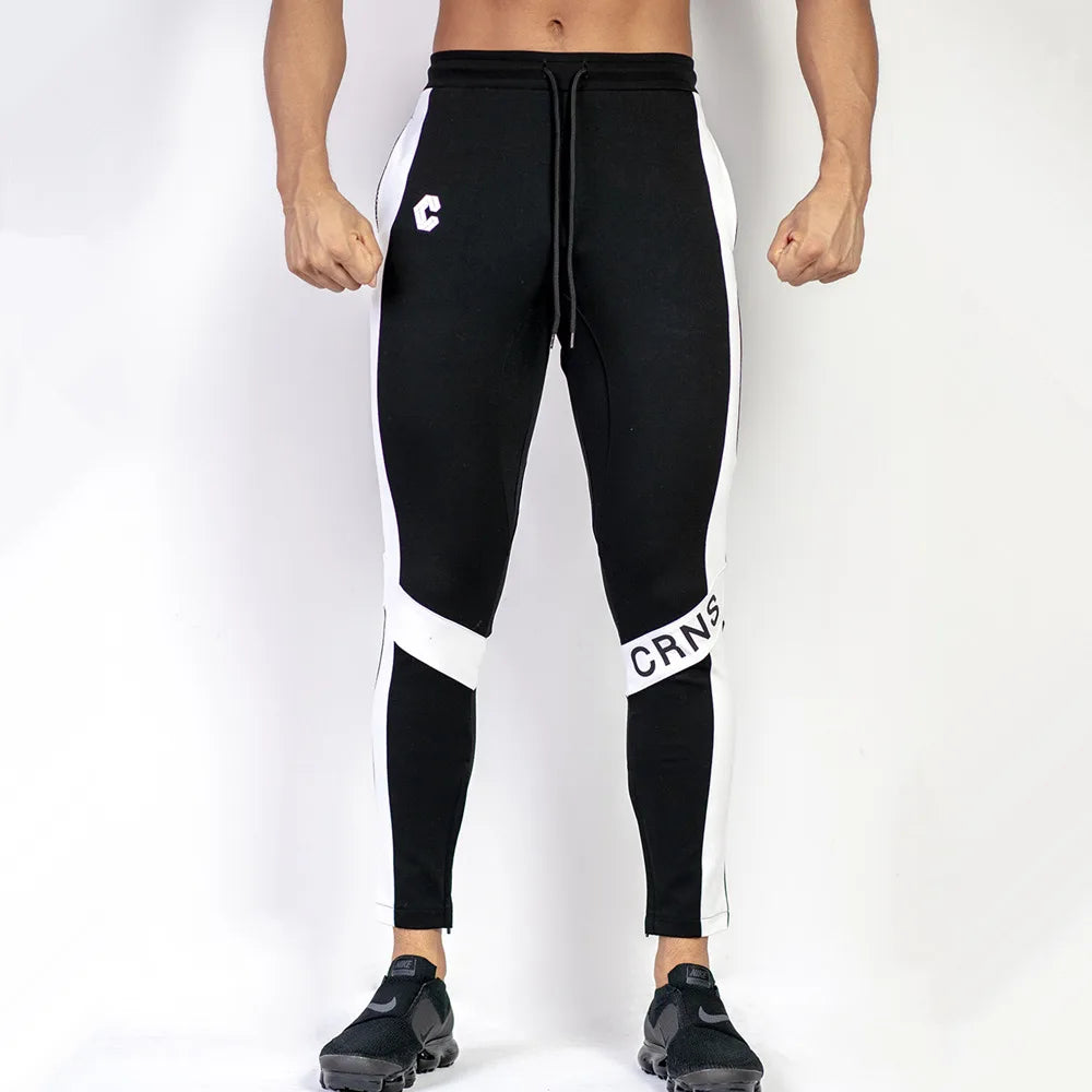 Men's Polyester Drawstring Closure Sweatpants Gymwear Trousers